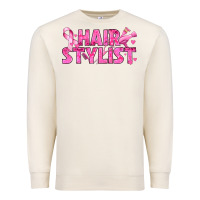 Sandshell Breast Cancer hair stylist Premium Sweatshirt - texasbilliewilder