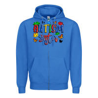 True Royal autism sister Zipper Hoodie - Artiststas
