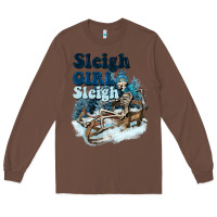 Chestnut sleigh girl sleigh skeleton Long Sleeve Tee - NancyCooperArtShop