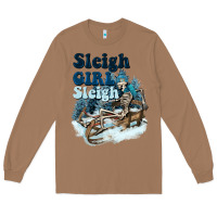 Toasted Coconut sleigh girl sleigh skeleton Long Sleeve Tee - NancyCooperArtShop