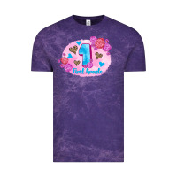 Cloud Purple back to school flowers first grade 3200x2400 Vintage Tee - AdoDesignShop