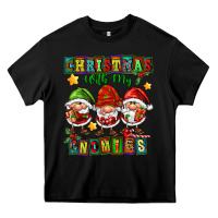 Black christmas with my gnomies Heavy Core Tee - FaDigitalArtStudio