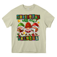 Mossy christmas with my gnomies Heavy Core Tee - FaDigitalArtStudio