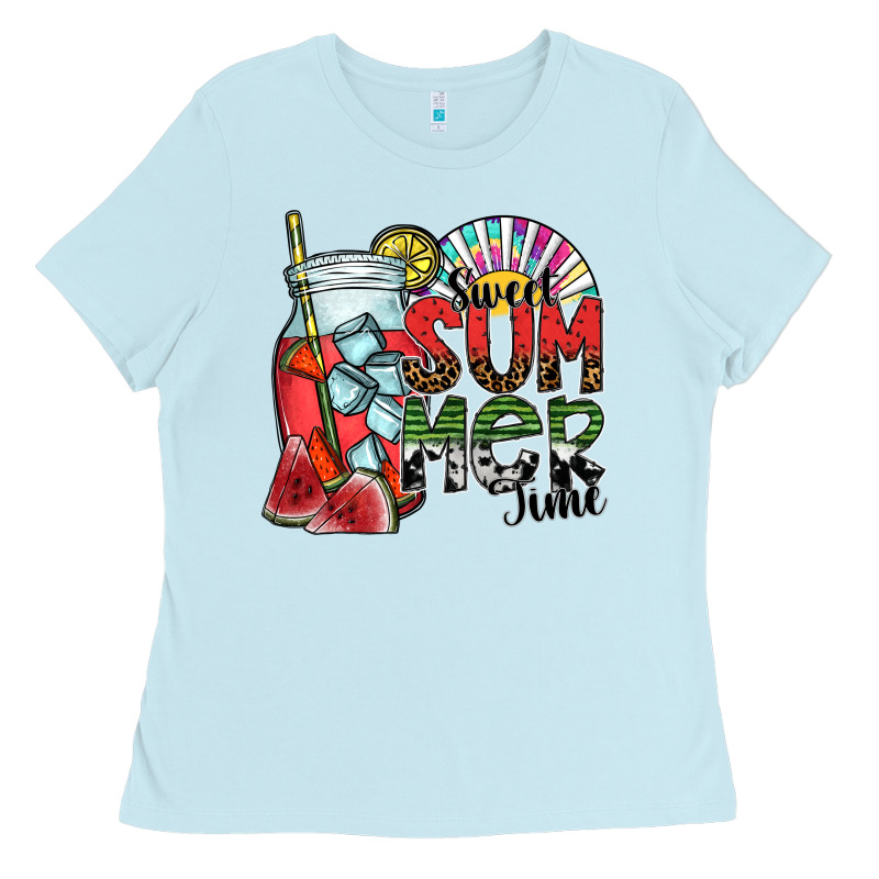 Sweet Summer Time Ladies Tee by SublimationCraftShop | Teevron