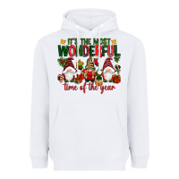 White It's the most wonderful time of the year Heavyweight Hoodie - NancyCooperArtShop