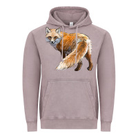 Vintage Zinc Red Fox Vintage Hoodie - LillyAllenDesigns