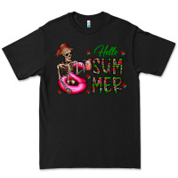 Black hello summer Premium Tee - CowhideDigitalArt