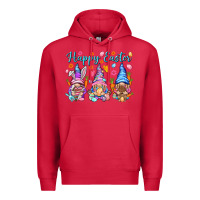 Cardinal Happy Easter gnomies Easter Day Premium Hoodie - HowdyJamesFarm