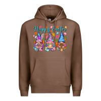 Chestnut Happy Easter gnomies Easter Day Premium Hoodie - HowdyJamesFarm