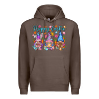 Coffee Happy Easter gnomies Easter Day Premium Hoodie - HowdyJamesFarm