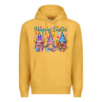 Mustard Happy Easter gnomies Easter Day Premium Hoodie - HowdyJamesFarm