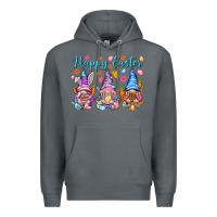 Rock Happy Easter gnomies Easter Day Premium Hoodie - HowdyJamesFarm