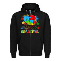 Black different is beautiful Zipper Hoodie - Artiststas