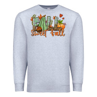 Heather Grey Fall sweet Fall Premium Sweatshirt - NancyCooperArtShop