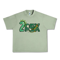 Oil Green two rex Urban Heavy Tee - MaliasSmallBusiness