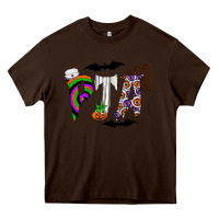 Chocolate Brown pta Heavy Core Tee - CowhideDigitalArt