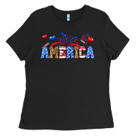 Black Western America Ladies Tee - Neo Western
