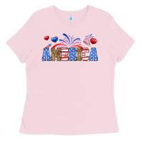 Bubblegum Pink Western America Ladies Tee - Neo Western