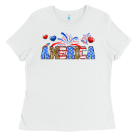 White Western America Ladies Tee - Neo Western