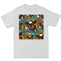 Dove Grey western baby calf seamless pattern Premium Tee - HRA Design Shop