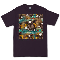 Plum western baby calf seamless pattern Premium Tee - HRA Design Shop