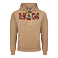 Vintage Coffee mom lady of guadalupe Vintage Hoodie - BarkalooDesign