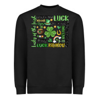 Black st. patricks day Heavyweight Sweatshirt - MaliasSmallBusiness
