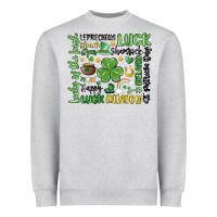 Heather Grey st. patricks day Heavyweight Sweatshirt - MaliasSmallBusiness