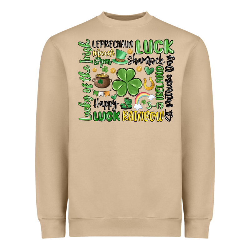 St. Patricks Day Heavyweight Sweatshirt by MaliasSmallBusiness | Teevron