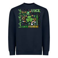 Navy st. patricks day Heavyweight Sweatshirt - MaliasSmallBusiness