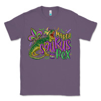 Lavender mardi saurus rex mardi gras Classic Tee - MaliasSmallBusiness