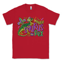 Red mardi saurus rex mardi gras Classic Tee - MaliasSmallBusiness