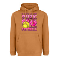 Meerkat In October We Wear Pink and Watch Softball Heavyweight Hoodie - texasbilliewilder