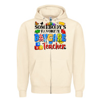 Sandshell somebody's favorite daycare teacher Zipper Hoodie - Artiststas