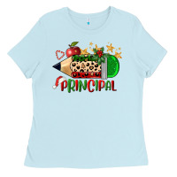 Christmas Principal Pencil Ladies Tee | Teevron