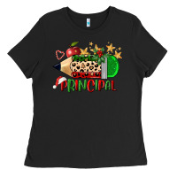 Black christmas principal pencil Ladies Tee - FaDigitalArtStudio