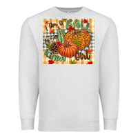 Oatmeal Heather I am a Fall kinda girl pumpkin Fall Premium Sweatshirt - NancyCooperArtShop