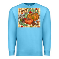 Ocean Blue I am a Fall kinda girl pumpkin Fall Premium Sweatshirt - NancyCooperArtShop