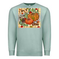 Seafoam I am a Fall kinda girl pumpkin Fall Premium Sweatshirt - NancyCooperArtShop