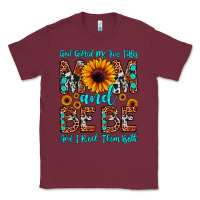 Burgundy god gifted me two titles mom and bebe  and i rock Classic Tee - JahusDesignShop