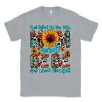 Heather Grey god gifted me two titles mom and bebe  and i rock Classic Tee - JahusDesignShop