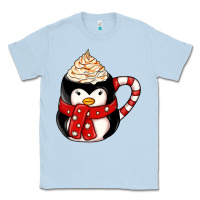 Dusty Blue coffee cups animal Classic Tee - CowhideDigitalArt