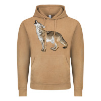 Vintage Camel Howling Coyote Vintage Hoodie - LillyAllenDesigns