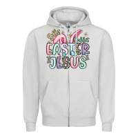 Silly Rabbit Easter Jesus Zipper Hoodie | Teevron