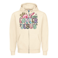 Sandshell silly rabbit easter jesus Zipper Hoodie - Artiststas