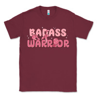Burgundy badass warrior Classic Tee - MaliasSmallBusiness