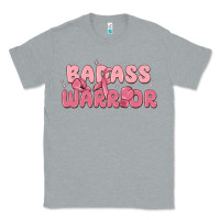 Heather Grey badass warrior Classic Tee - MaliasSmallBusiness