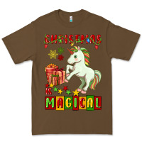 Cacao christmas magical unicorn Premium Tee - FaDigitalArtStudio