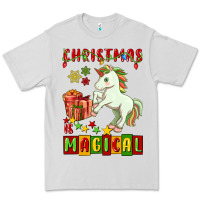 Dove Grey christmas magical unicorn Premium Tee - FaDigitalArtStudio