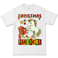 White christmas magical unicorn Premium Tee - FaDigitalArtStudio